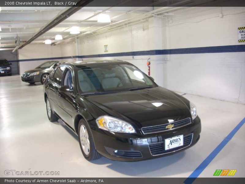Black / Gray 2008 Chevrolet Impala LT