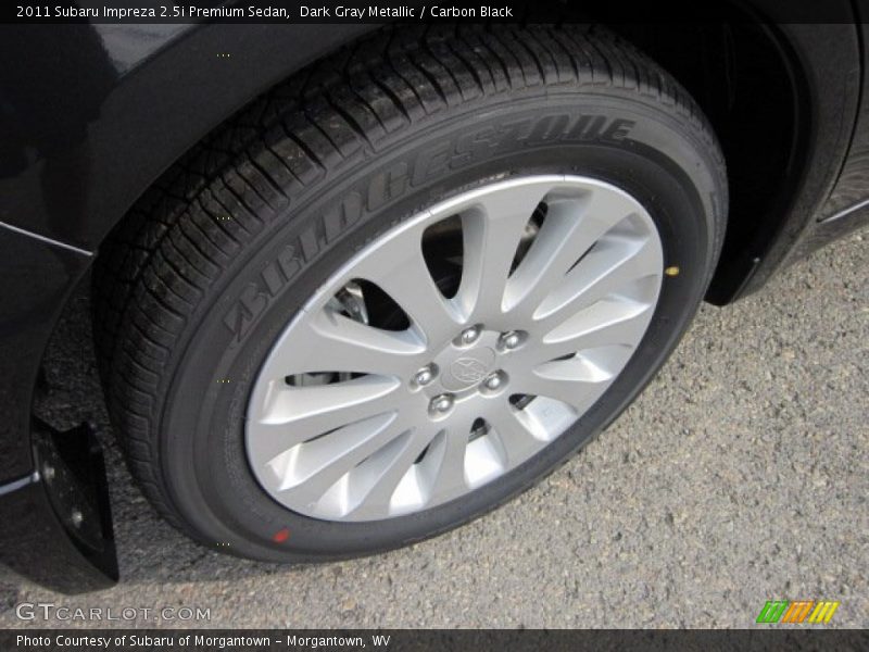 Dark Gray Metallic / Carbon Black 2011 Subaru Impreza 2.5i Premium Sedan