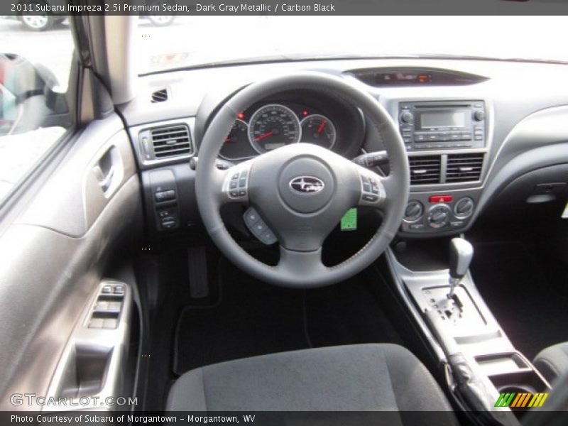 Dark Gray Metallic / Carbon Black 2011 Subaru Impreza 2.5i Premium Sedan