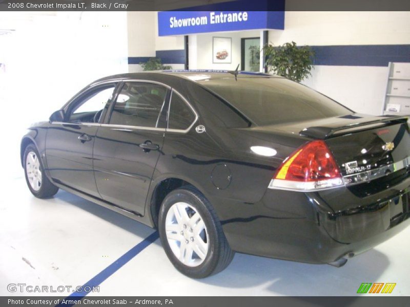Black / Gray 2008 Chevrolet Impala LT