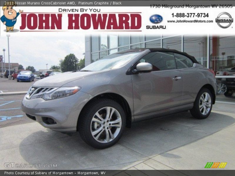 Platinum Graphite / Black 2011 Nissan Murano CrossCabriolet AWD