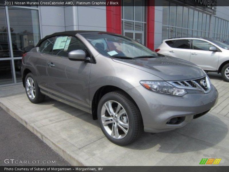Platinum Graphite / Black 2011 Nissan Murano CrossCabriolet AWD