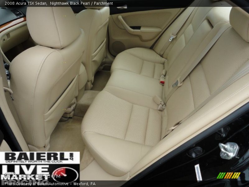 Nighthawk Black Pearl / Parchment 2008 Acura TSX Sedan