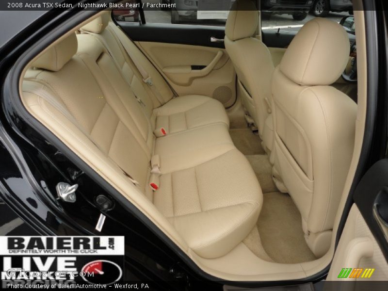 Nighthawk Black Pearl / Parchment 2008 Acura TSX Sedan