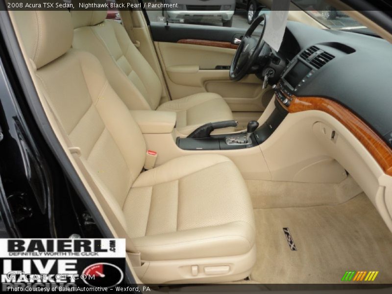 Nighthawk Black Pearl / Parchment 2008 Acura TSX Sedan