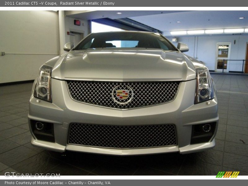 Radiant Silver Metallic / Ebony 2011 Cadillac CTS -V Coupe