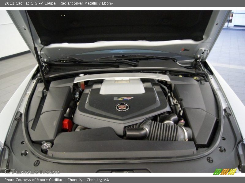 Radiant Silver Metallic / Ebony 2011 Cadillac CTS -V Coupe