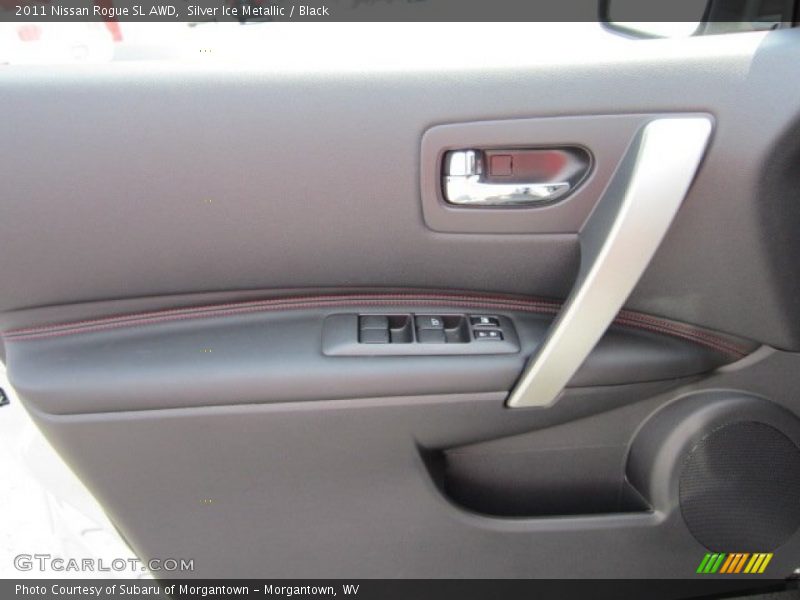 Silver Ice Metallic / Black 2011 Nissan Rogue SL AWD