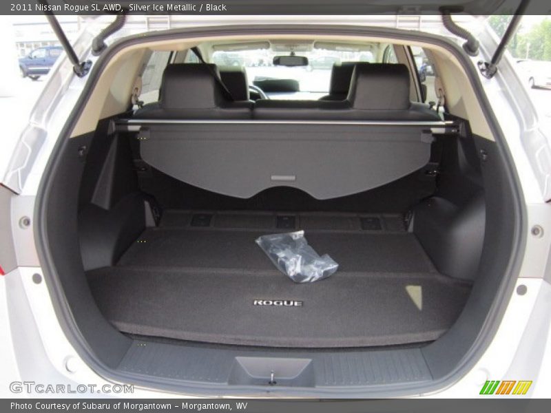 Silver Ice Metallic / Black 2011 Nissan Rogue SL AWD