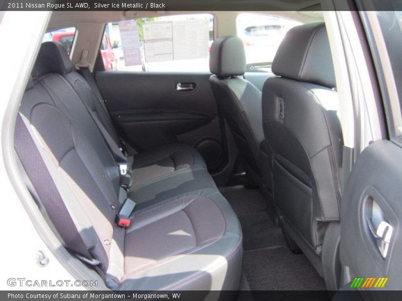 Silver Ice Metallic / Black 2011 Nissan Rogue SL AWD