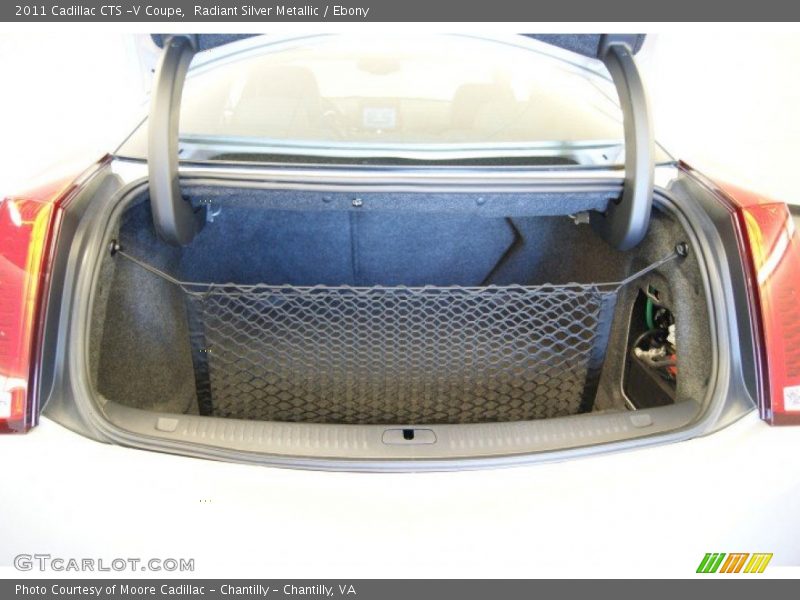 Radiant Silver Metallic / Ebony 2011 Cadillac CTS -V Coupe