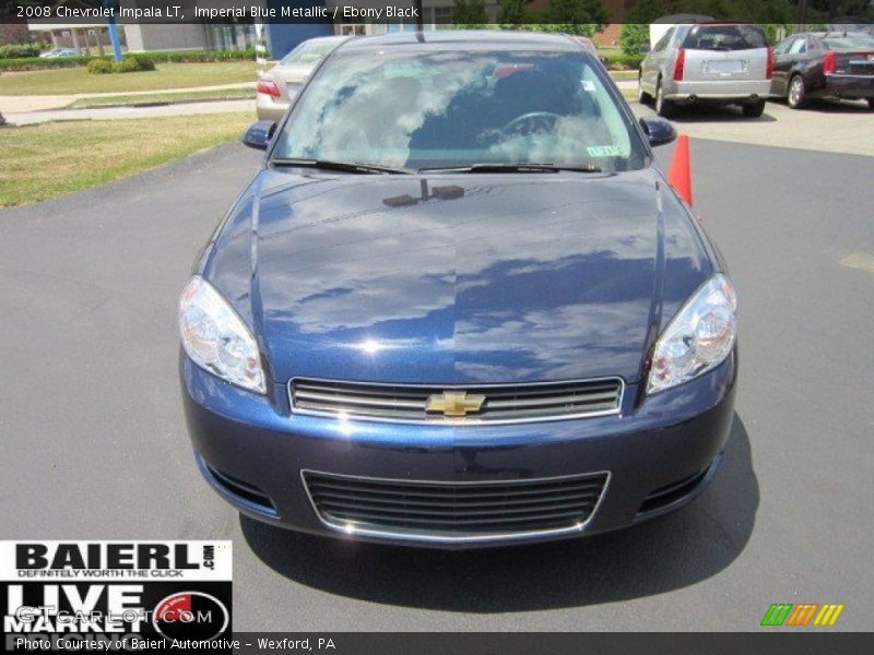 Imperial Blue Metallic / Ebony Black 2008 Chevrolet Impala LT