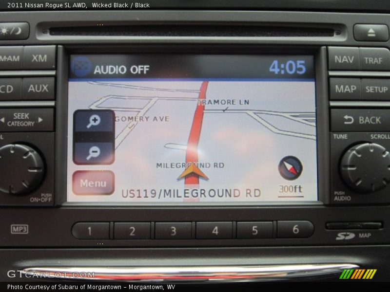 Wicked Black / Black 2011 Nissan Rogue SL AWD