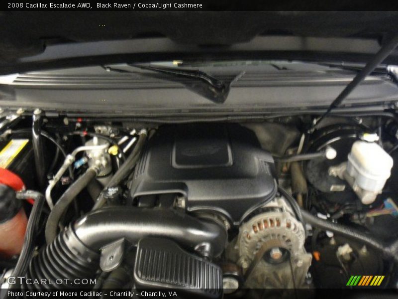Black Raven / Cocoa/Light Cashmere 2008 Cadillac Escalade AWD