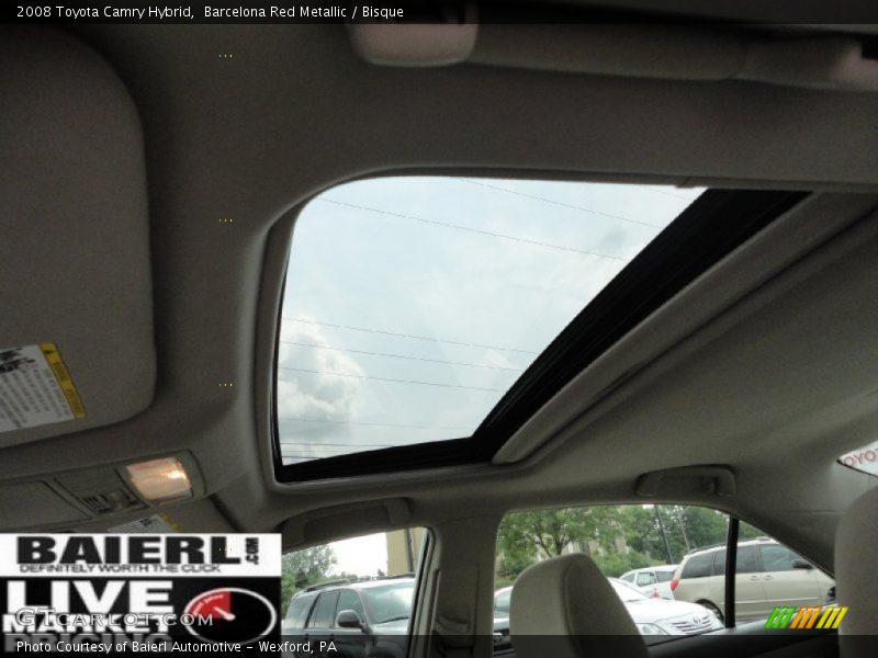 Barcelona Red Metallic / Bisque 2008 Toyota Camry Hybrid