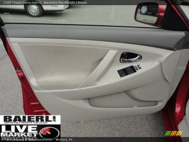 Barcelona Red Metallic / Bisque 2008 Toyota Camry Hybrid
