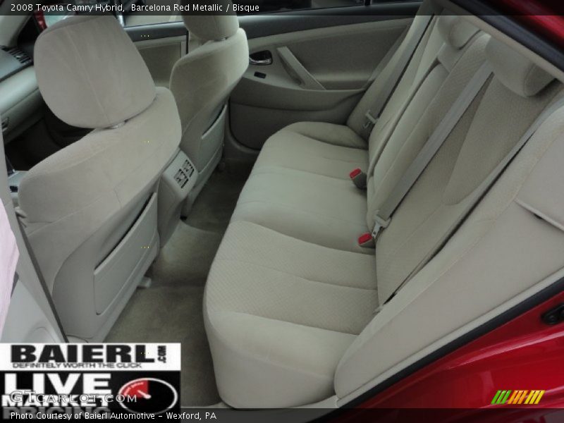 Barcelona Red Metallic / Bisque 2008 Toyota Camry Hybrid