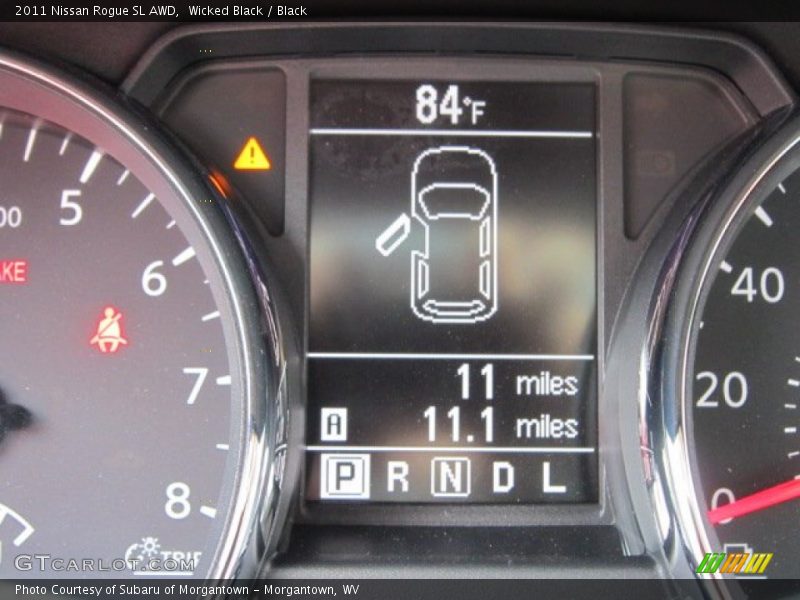 Wicked Black / Black 2011 Nissan Rogue SL AWD