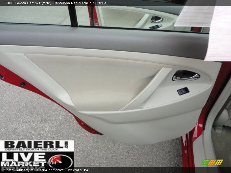 Barcelona Red Metallic / Bisque 2008 Toyota Camry Hybrid