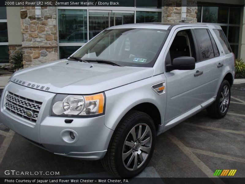 Zermatt Silver Metallic / Ebony Black 2008 Land Rover LR2 HSE
