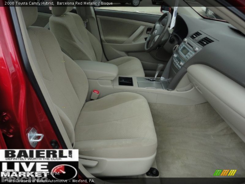 Barcelona Red Metallic / Bisque 2008 Toyota Camry Hybrid