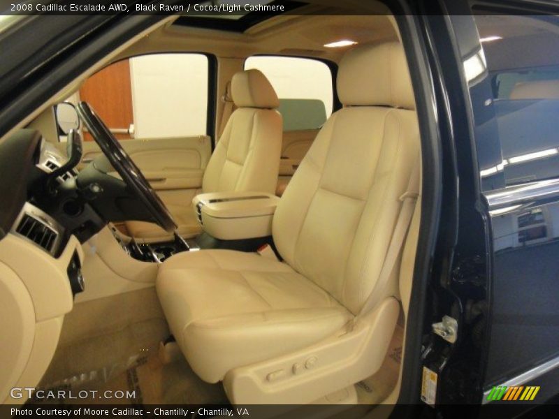 Black Raven / Cocoa/Light Cashmere 2008 Cadillac Escalade AWD
