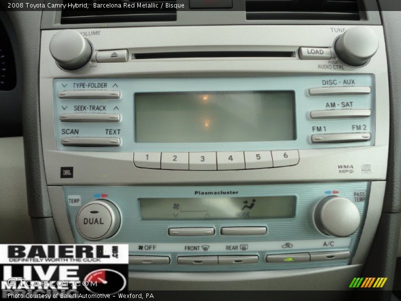 Barcelona Red Metallic / Bisque 2008 Toyota Camry Hybrid