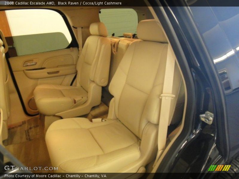 Black Raven / Cocoa/Light Cashmere 2008 Cadillac Escalade AWD