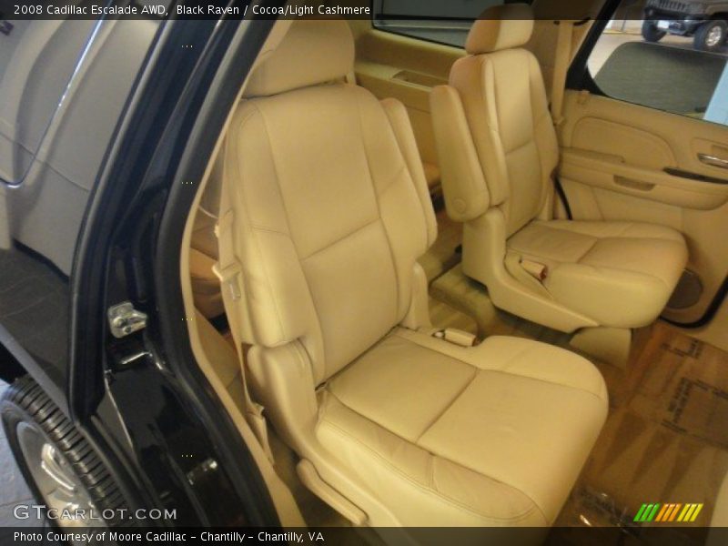 Black Raven / Cocoa/Light Cashmere 2008 Cadillac Escalade AWD
