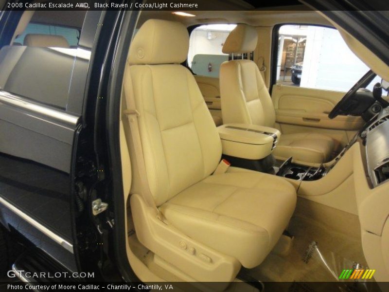 Black Raven / Cocoa/Light Cashmere 2008 Cadillac Escalade AWD