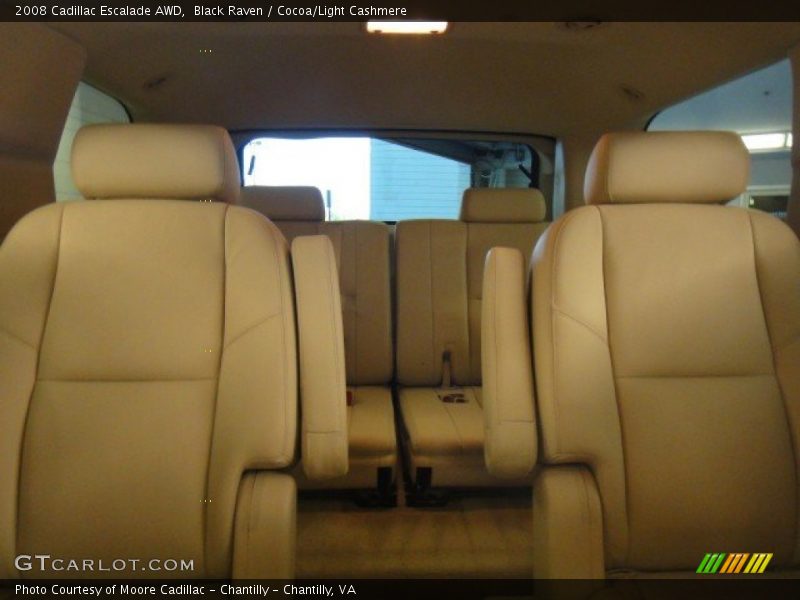 Black Raven / Cocoa/Light Cashmere 2008 Cadillac Escalade AWD