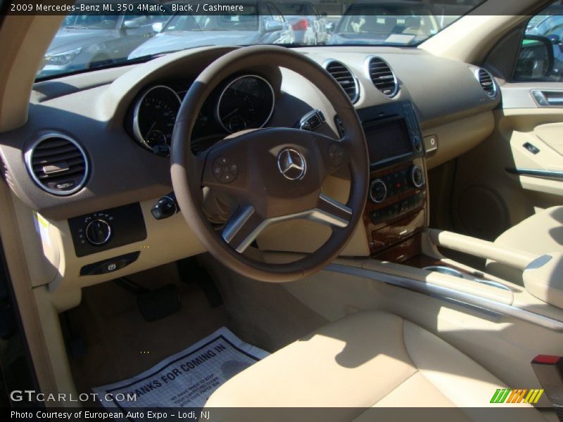 Black / Cashmere 2009 Mercedes-Benz ML 350 4Matic