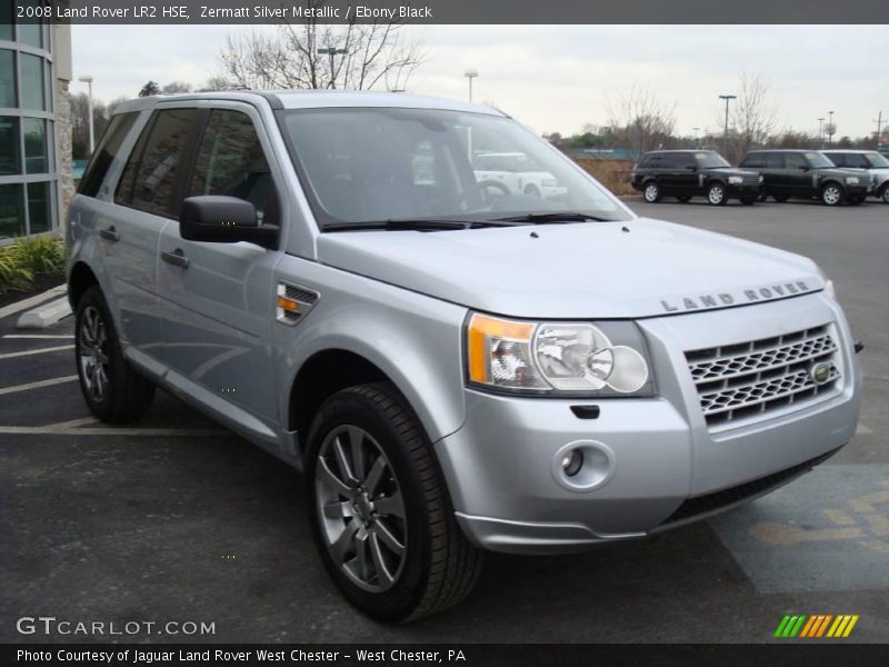 Zermatt Silver Metallic / Ebony Black 2008 Land Rover LR2 HSE