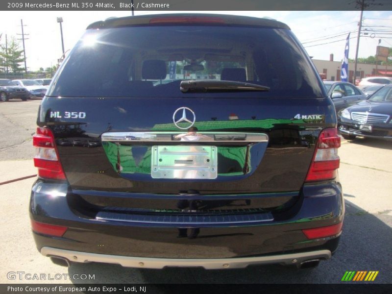 Black / Cashmere 2009 Mercedes-Benz ML 350 4Matic