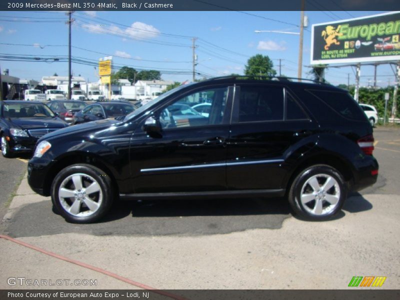 Black / Cashmere 2009 Mercedes-Benz ML 350 4Matic