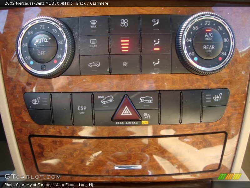 Black / Cashmere 2009 Mercedes-Benz ML 350 4Matic