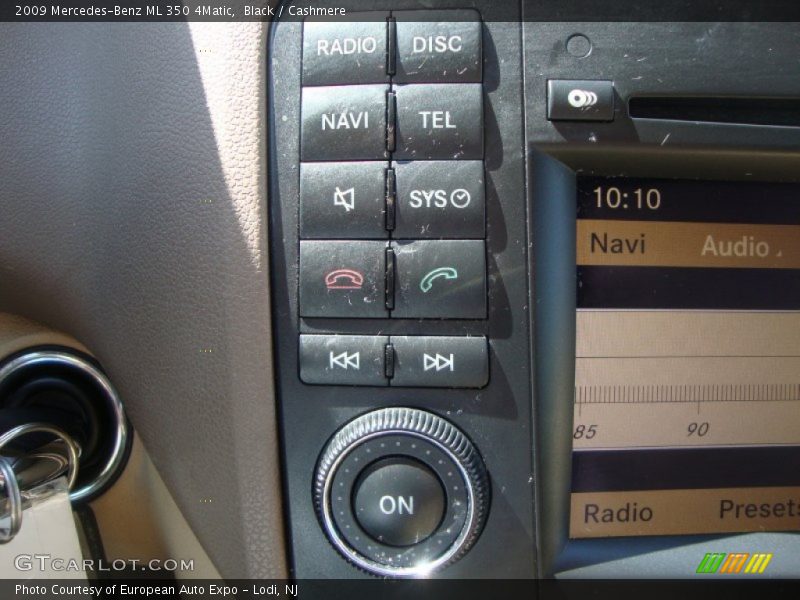 Black / Cashmere 2009 Mercedes-Benz ML 350 4Matic