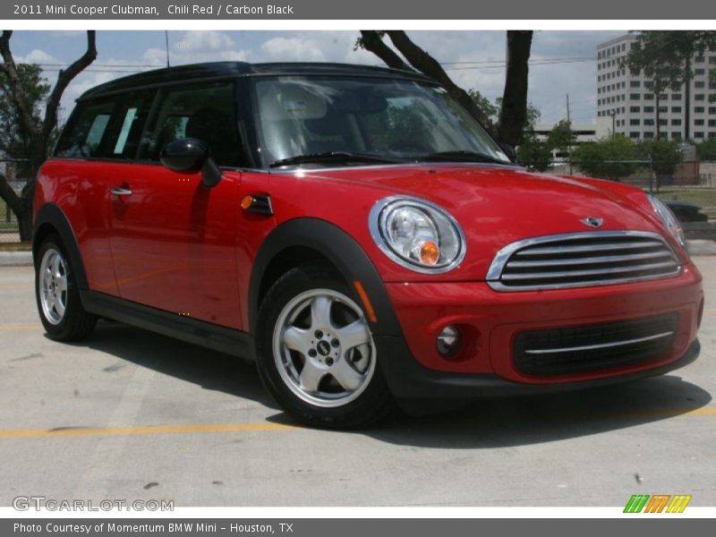Chili Red / Carbon Black 2011 Mini Cooper Clubman
