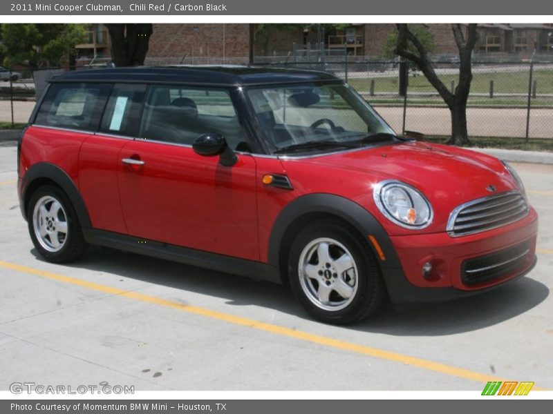 Chili Red / Carbon Black 2011 Mini Cooper Clubman