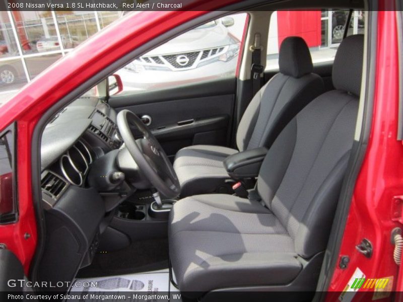 Red Alert / Charcoal 2008 Nissan Versa 1.8 SL Hatchback