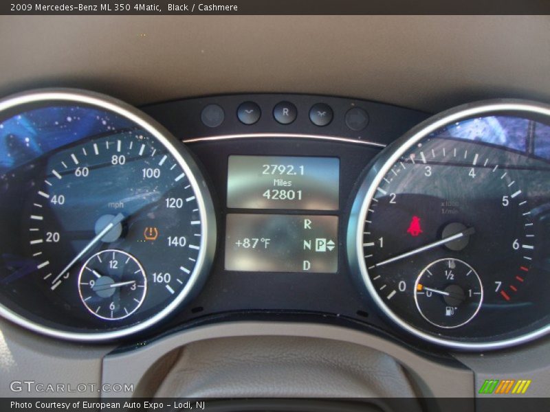 Black / Cashmere 2009 Mercedes-Benz ML 350 4Matic