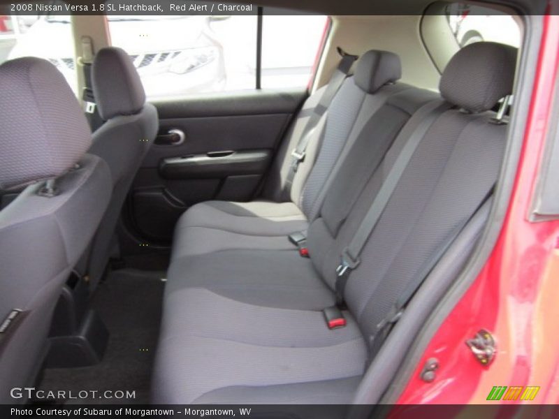 Red Alert / Charcoal 2008 Nissan Versa 1.8 SL Hatchback
