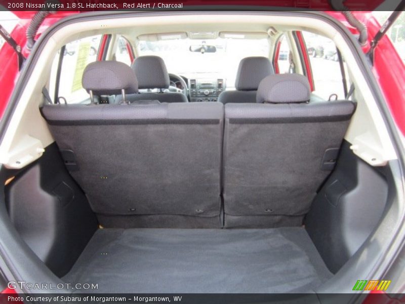 Red Alert / Charcoal 2008 Nissan Versa 1.8 SL Hatchback