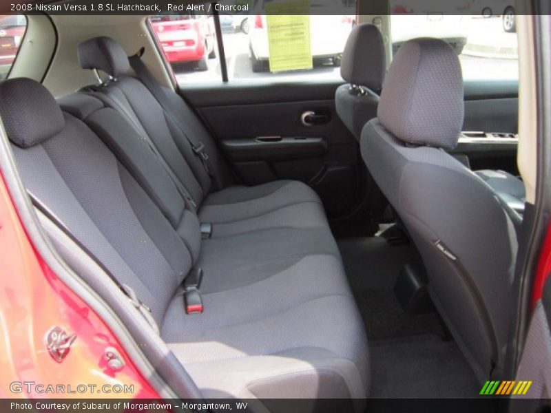 Red Alert / Charcoal 2008 Nissan Versa 1.8 SL Hatchback
