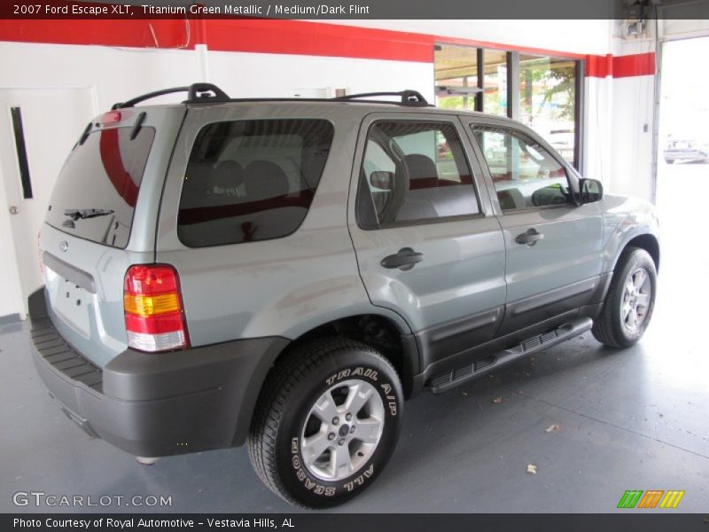 Titanium Green Metallic / Medium/Dark Flint 2007 Ford Escape XLT