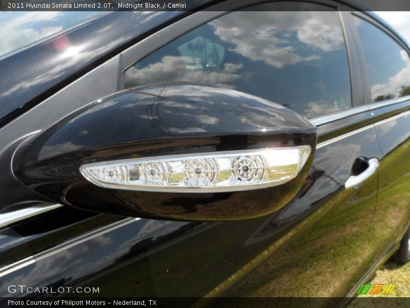 Midnight Black / Camel 2011 Hyundai Sonata Limited 2.0T