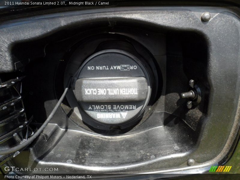 Midnight Black / Camel 2011 Hyundai Sonata Limited 2.0T