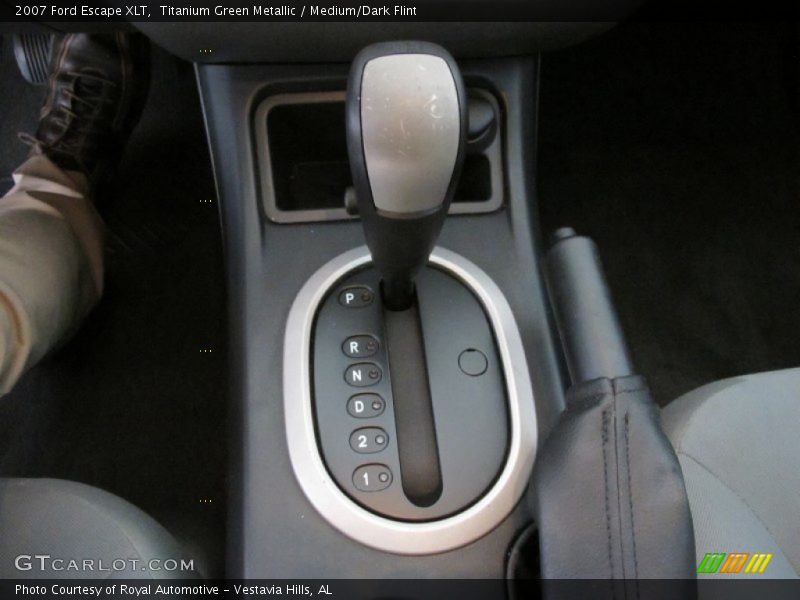 Titanium Green Metallic / Medium/Dark Flint 2007 Ford Escape XLT