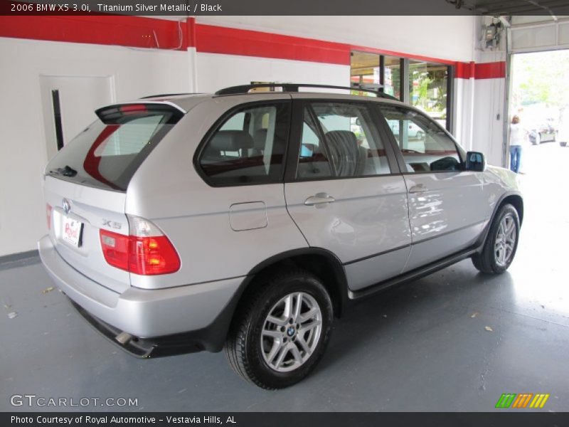 Titanium Silver Metallic / Black 2006 BMW X5 3.0i