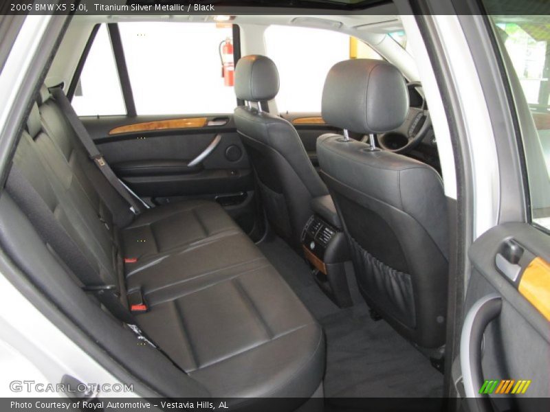 Titanium Silver Metallic / Black 2006 BMW X5 3.0i